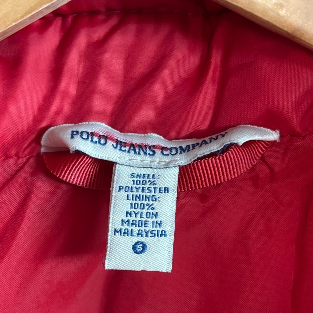 Polo by Ralph Lauren Red Quilted Vest - Picture 4 of 7